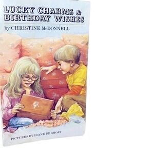 Lucky Charms & Birthday Wishes by Christine McDonnell vintage paperback book